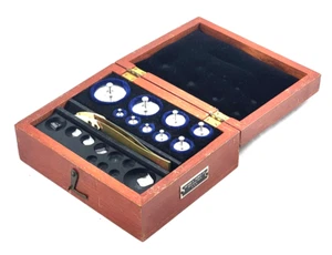 Antikes Arthur H Thomas Apotheker Juwelier Gewicht Set - Philadelphia PA - Bild 1 von 13