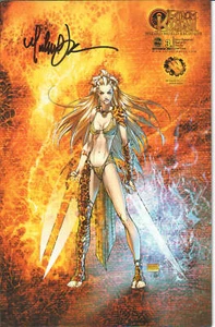 Fathom Kiani #3C 2007 firmado por Michael Turner casi nuevo + Wizard World Chicago - Imagen 1 de 2
