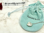 AUTHENTIC TIFFANY&CO. Full Heart Pendant Silver 925 Neckless N/Pouch From Japan