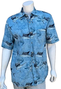 Clearwater Outfitters Classic Marlin Hawaiian Short Sleeve Shirt Men’s Size XL - Imagen 1 de 9