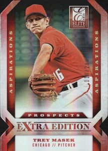 2013 Elite Extra Edition Aspirations Cubs Baseball Card #162 Trey Masek /200