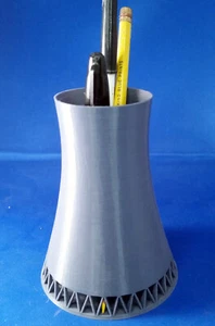 Hyperboloid Cooling Tower Pencil Cup - Picture 1 of 6