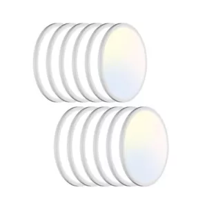 libtit 13 Inch Led Flush Mount Ceiling Light Fixtures,3200lm 28W 3 Color 3000... - Picture 1 of 7