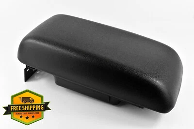 Ford Fusion 2006-2009 consola central tapa de vinilo negro reposabrazos almacenamiento OEM Foto 1 de 4