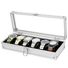 Watch Storage Box 6 Wide Slots Luxury Dustproof Premium Jewelry Display Case