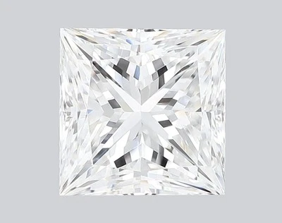 Lab Grown 2.24 Ct PRINCESS Cut IGI Certified CVD Diamond D Color VS2 Clarity - Image 1 of 3