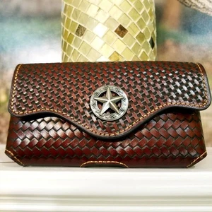 7" EXTRA LARGE WESTERN POUCH BELT LOOP HOLSTER CELL PHONE CASE UNIVERSAL#EH12950 - Picture 1 of 45