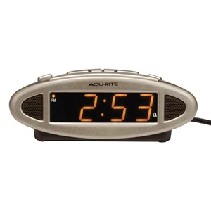 13027A Intelli-Time Digital Alarm Clock,Black - Picture 1 of 3