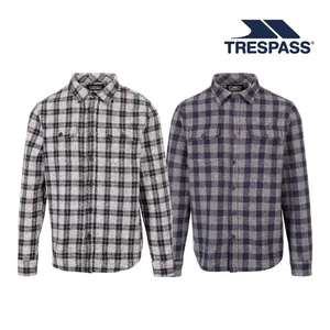 Trespass camicia uomo casual tessuto a quadri Portlaw - Foto 1 di 5