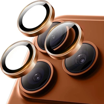 Protetor de lente de vidro temperado anel individual metal câmera para iPhone 17 Pro Max - Imagem 1 de 4