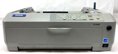 Epson FX-890 P361A USB Ethernet Dot Matrix Printer with Trays & Cords - (MS02) - Image 1 of 4