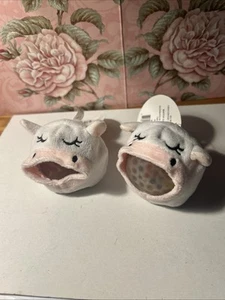 Stress Gear Cow 4"Plush Fluffy Friends Ball Squishy Fabric Cover Cow White Pink - Picture 1 of 5