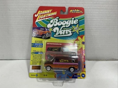 JOHNNY LIGHTNING 1977 Ford Econoline Van Boogie Vans Release 3 #5 HTF - Image 1 of 4