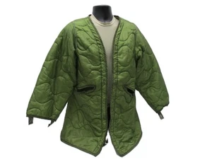 USGI OLIVE DRAB DESERT NIGHT CAMOUFLAGE PARKA QUILTED WOOBIE JACKET LINER - Picture 1 of 12