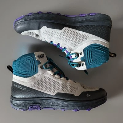 Vasque Breeze LT Women's 8 Boots Gray Leather Eco Nature Tex Trail Hiking - Image 1 of 4