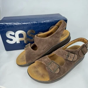 SAS Sandals Relaxed Teddy Women’s Sz 10 Brown - Picture 1 of 11