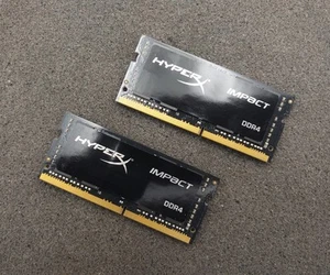HyperX Impact 32GB (2x16GB) DDR4 2400MHz SODIMM Laptop RAM Kit HX424S14IBK2/32 - Afbeelding 1 van 2