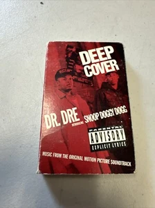 Dr. Dre Snoop Dogg Deep Cover Cassette Single Death Row Records EXTREMELY RARE - Picture 1 of 5