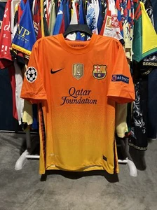 Rare Messi #10 2012/2013 Barcelona Away Jersey Soccer football Badges NEW Large - Picture 1 of 9