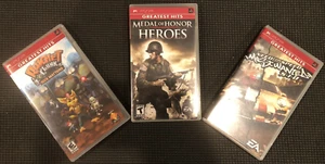Lot of 3 PSP Games Ratchet Clank Size Matters Medal Honor Heroes Need Speed Most - Picture 1 of 10