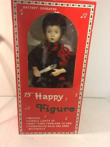 Figura Feliz de 15" de colección de Funny Toys Company a batería Navidad - Imagen 1 de 5