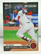Jose Ramirez 2020 Topps Now Postseason #PS-89 - CLEVELAND INDIANS - SP /157
