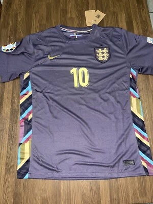Jude Bellingham #10 England EUROS 2024 Away Jersey Size X-LARGE Brand New - Image 1 of 4