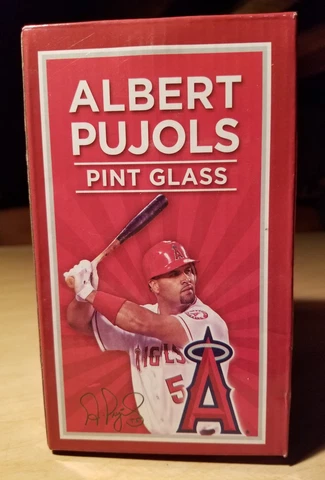 Albert Pujols Pint Glass Los Angeles Angels of Anaheim #5 Stadium Giveaway Cover