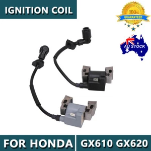 LEFT & RIGHT IGNITION COILS FOR HONDA GX610 GX620 GX670 20HP 24HP ENGINE MOWER - Picture 1 of 5