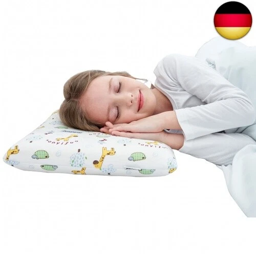 SIKAINI Kinder Kopfkissen 30x50 Oeko-Tex Memory Foam Kissen mit weichem