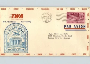 TWA, Trans World Airlines, 1950 Marion, Ohio - Imagen 1 de 1