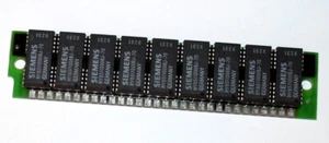 1 MB Simm 30-pin mit Parity 9-Chip 70 ns 1Mx9 'Siemens HYM91000S-70' - Photo 1/2