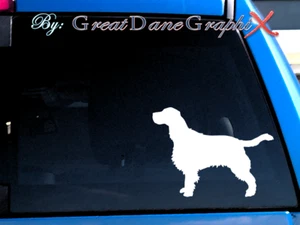 Cocker Spaniel Estilo #1 - Calcomanía Adhesiva de Vinilo - Elección de Color - ALTA CALIDAD - Imagen 1 de 2