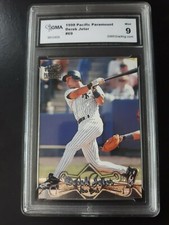 Derek Jeter Yankees 1998 Pacific Paramount Silver #69 Graded Mint 9