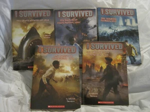 Lot of 5~I Survived Series~Gettysburg San Francisco Shark Pearl Tsunami~LBDDY - Imagen 1 de 7