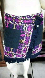 Figue dunkelblau Perlen Fransen Anka Rock Größe 32 - Bild 1 von 12