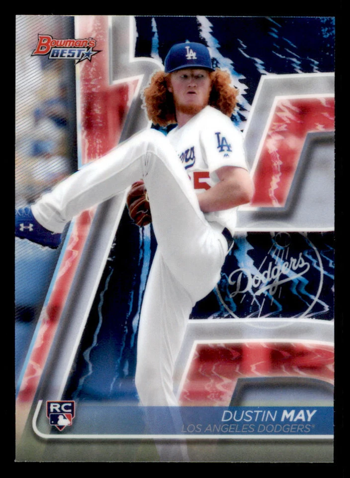 2020 Bowman's Best #19 Dustin May RC - Image 1 of 2