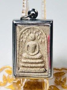 Talismán amuleto sagrado Somdej Wat Rakang Somdet Toh Pim Prok Pho Bodhi árbol - Imagen 1 de 23