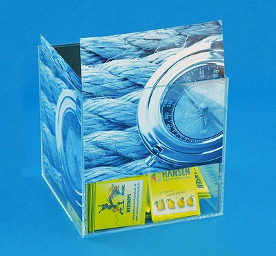 Losbox individuell - Einwurfbox / Aktionsbox mit Doppelwand für Einschübe - Bild 1 von 2