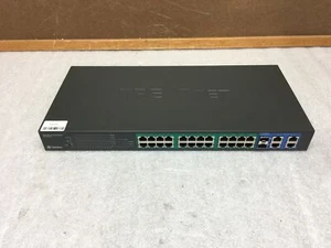TrendNet TPE-224WS 24-Port 10/100 PoE Managed Switch, Tested/Working/Reset - Picture 1 of 6