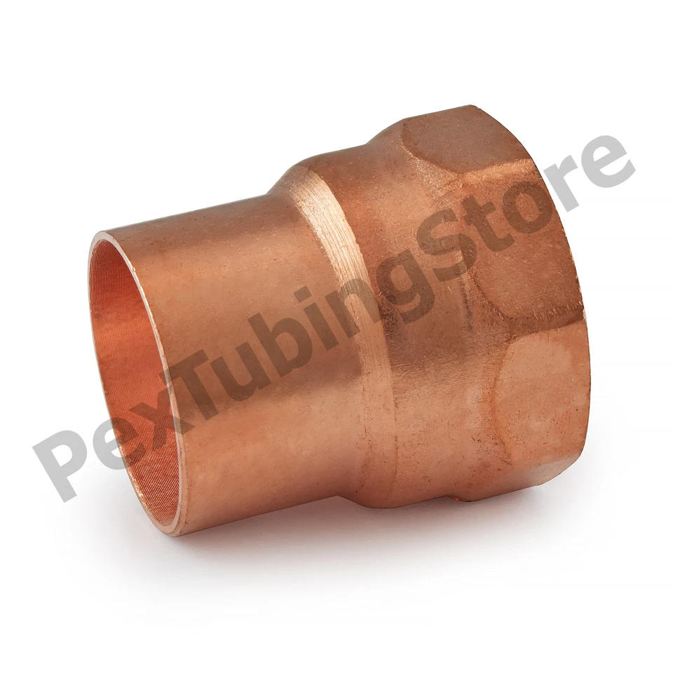 (10) 1-1/4" C x 1-1/4" Female NPT Threaded Copper Adapters - Image 1 of 1