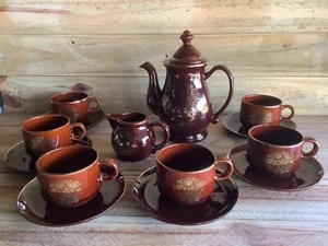 BEAUTIFUL TEA SET MADE in JAPAN - JAPANESE TEA SET COMPLETE CUPS SAUCERS TEAPOT - Picture 1 of 14