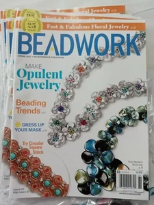 Bead Work Spring May 2021 Magazine - Opulent Jewelry - Dress up Your Mask M-2 - Picture 1 of 1