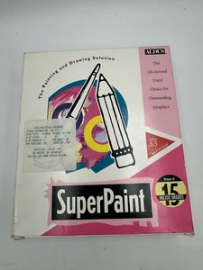SuperPaint Silicon Beach Software Apple Macintosh Vintage - Picture 1 of 3