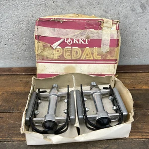 Vintage KKT PVII Pedals NOS Pro Vic II 9/16 in Black Road Touring OG 1980s 80s - Picture 1 of 16