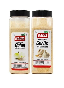 2 Pack Badia Granulated Onion & Garlic/Ajo y Cebolla/Granulados/GF/Kosher - Picture 1 of 1
