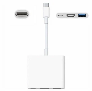 Original Apple A2119 Lightning to Digital AV Multiport USB-C Adapter-Pre Owned - Photo 1/7