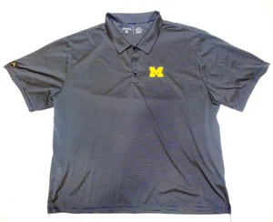 Antigua - University Of Michigan College - Embroidered Golf Polo - Men's XXXL - Picture 1 of 9