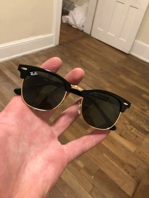 Authentic Ray-Ban Clubmaster Sunglasses - Used - Image 1 of 3