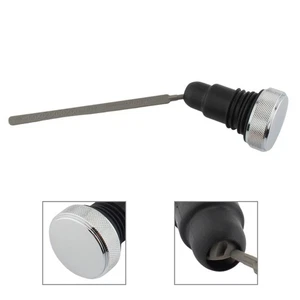 Chrome Oil Dipstick Plug For Harley Dyna Fat Bob EFI FXDF 08-17 Street Bob FXDB - Foto 1 di 10